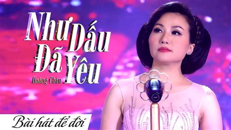Lời bài hát Như Đã Dấu Yêu .
